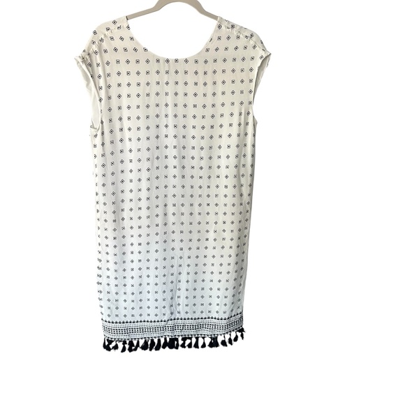 Madewell Scatterblock Tassel Dress Size XS Oversized Boho Style #F3390 - Picture 2 of 6